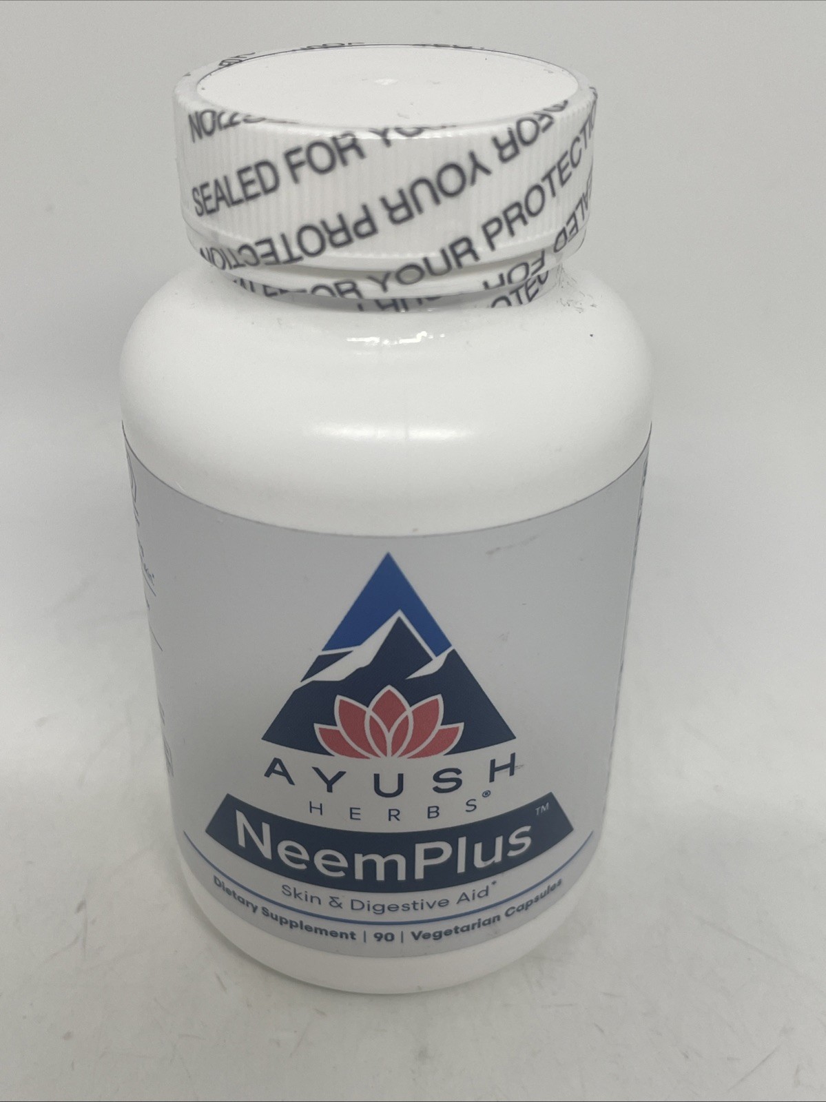 Ayush Herbs Neem Plus 90 capsules **NEW SEALED** Exp 11/2026
