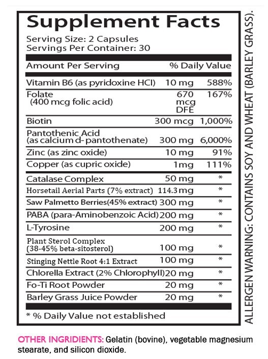 Nourishing Complex – ANTI GRAY HAIR COMPLEX – Biotin Blend 3 Bottles 180 Capsule