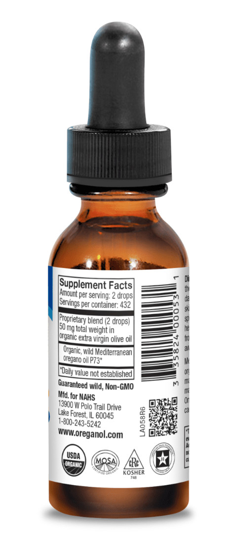 North American Herb Oreganol P73 Oil of Oregano 1 FL Oz 30ml 3/27