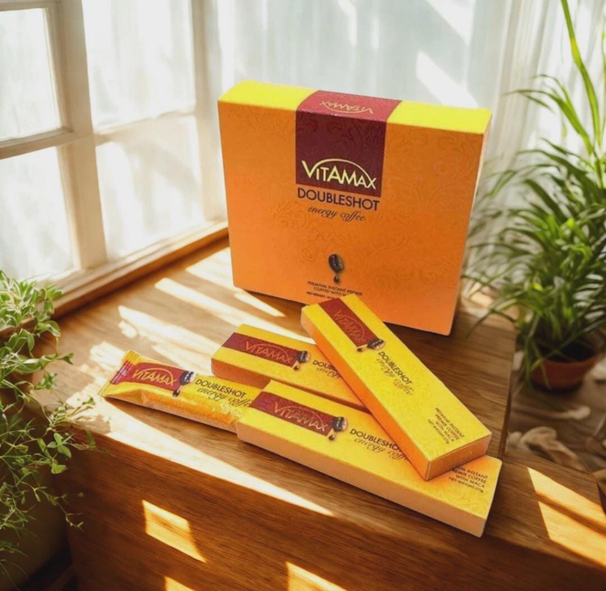 Vitamax Men’s Vitality Herbal Coffee – Instant Energy Brew (10 Sachets Box)
