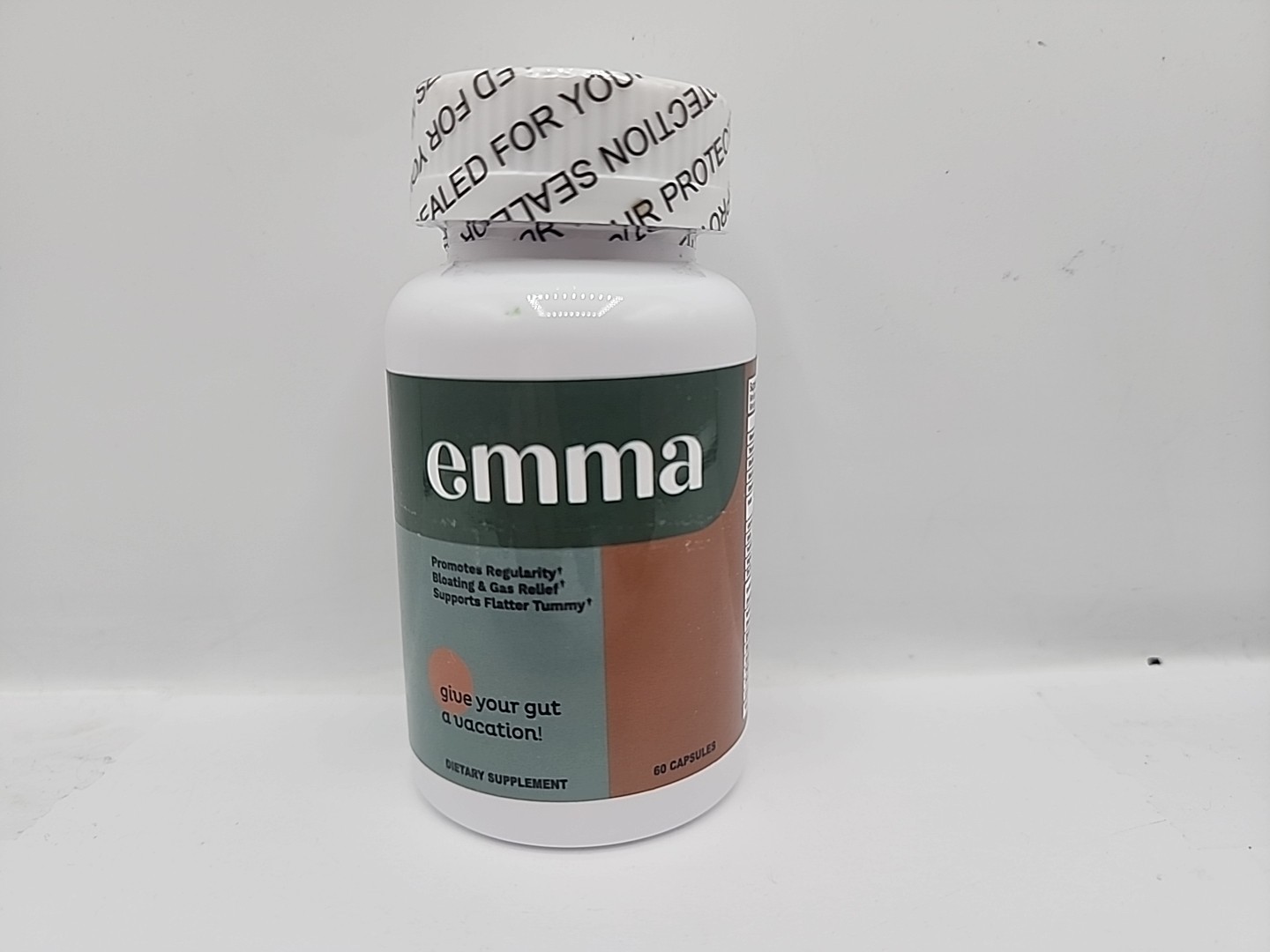Emma Gut Health & Colon Cleanse Formula, Relief from Bloating, 60 Capsules 10/26