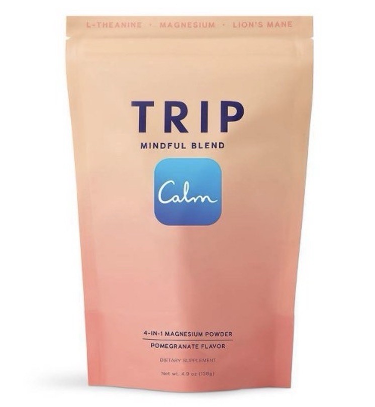 Trip Magnesium Drink Powder, Lion’s Mane, Electrolytes, Sugar Free, Pomegranate