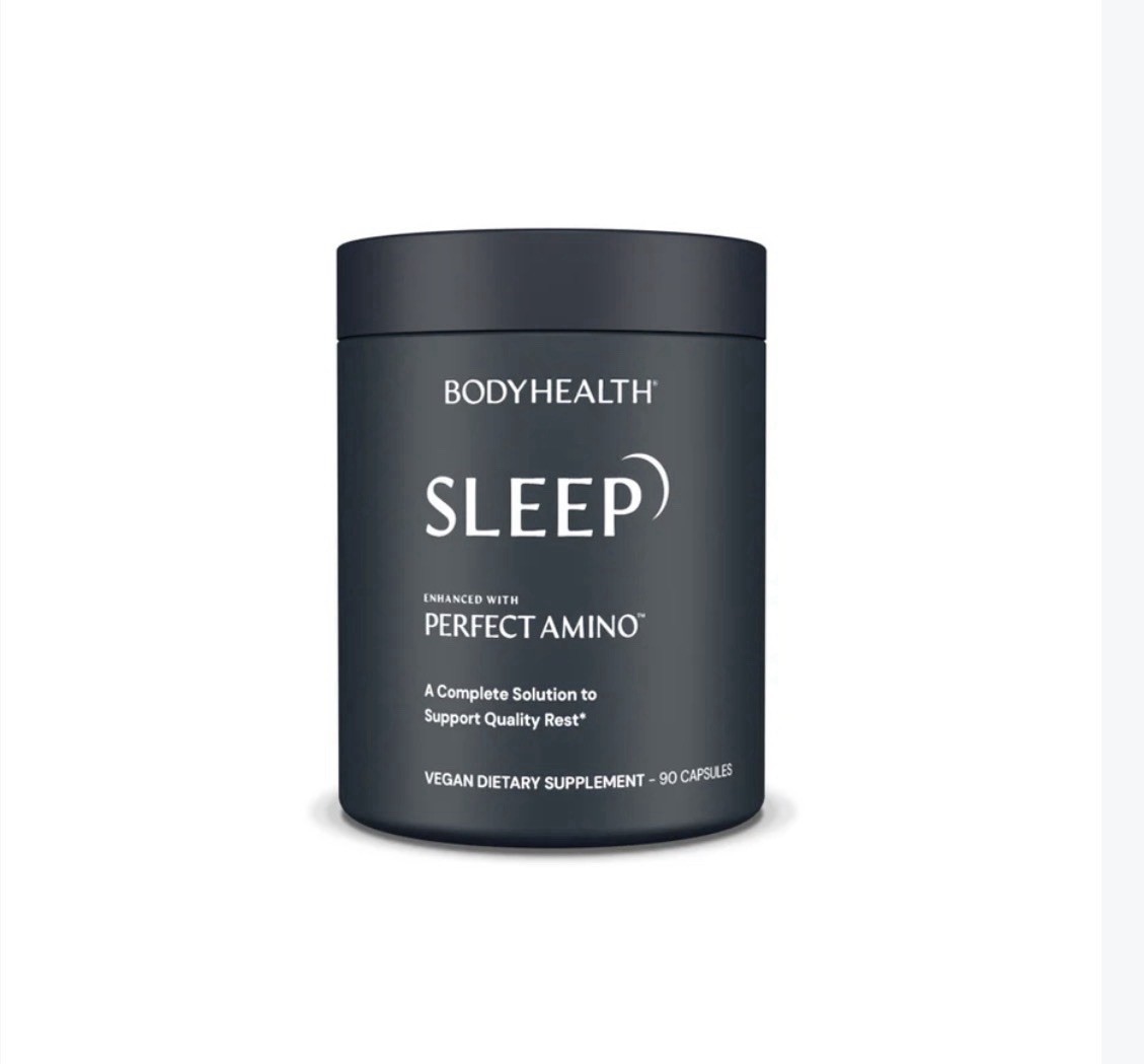 BodyHealth Sleep Enhanced with PerfectAmino 90 Capsules Vegan Exp 3/27 -NEW-
