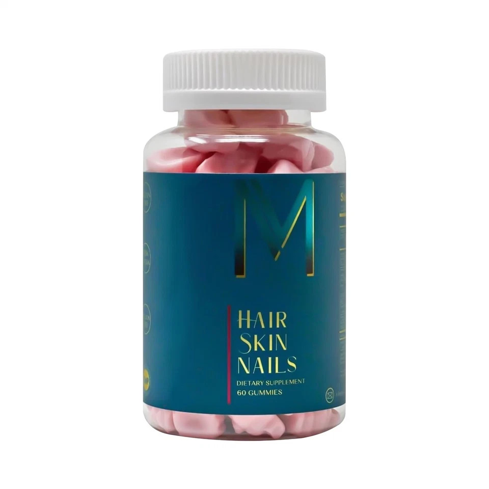 WEEM Hair Skin Nails Gummies Vegan Biotin Vitamins For Healthy Growth Pack of 1