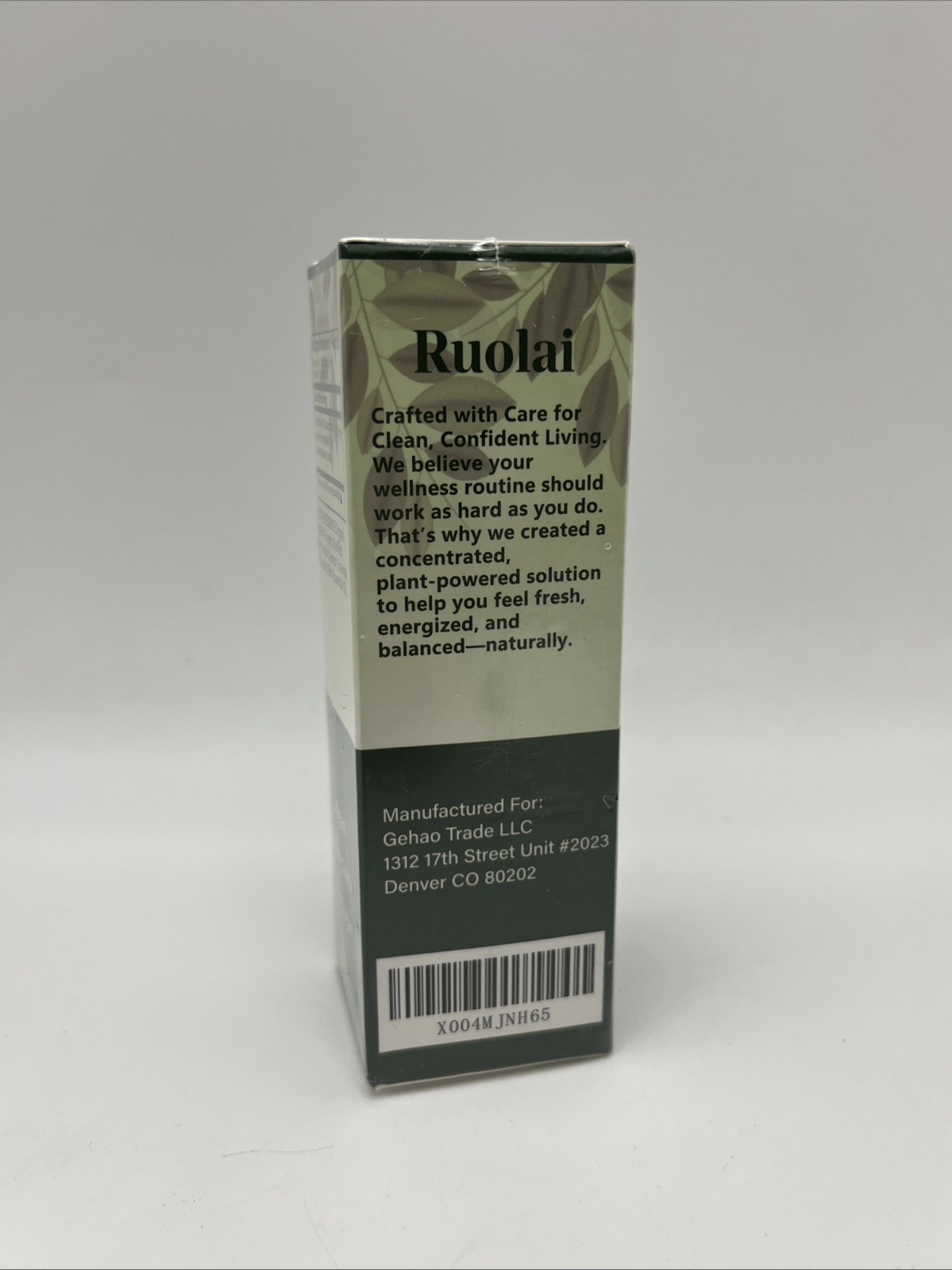 Ruolai Ultra-Concentrated Chlorophyll Drops 5X Strength Natural Mint 2 fl oz