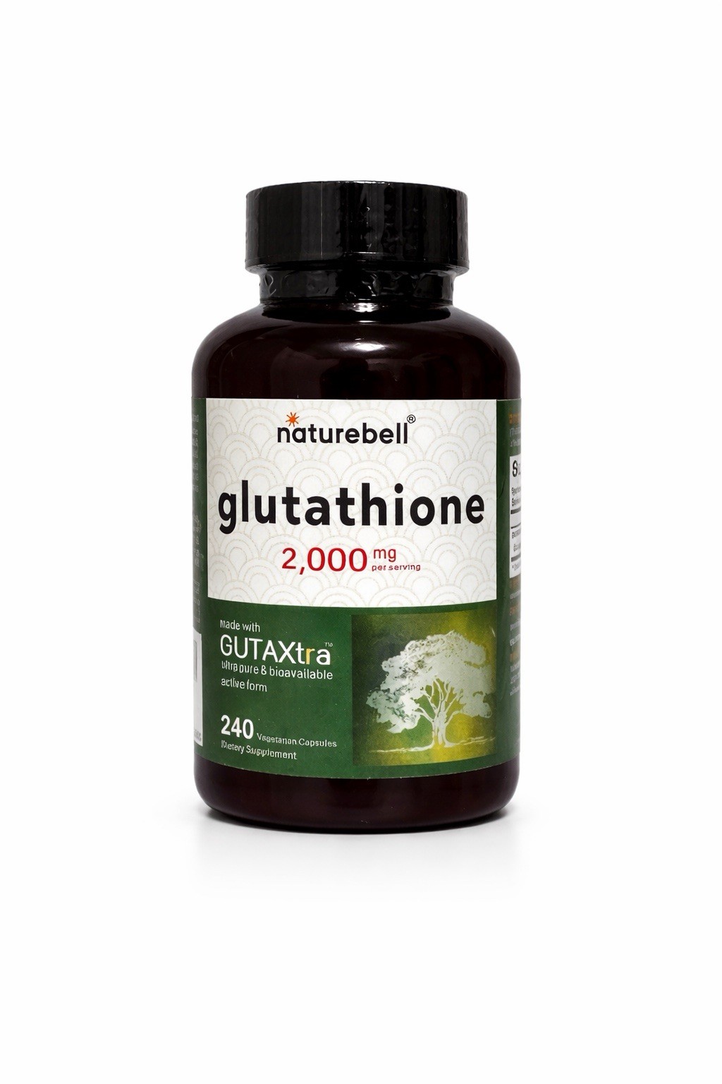 Glutathione 2000mg 240 Capsules Antioxidant Detox Skin Glow Liver Support