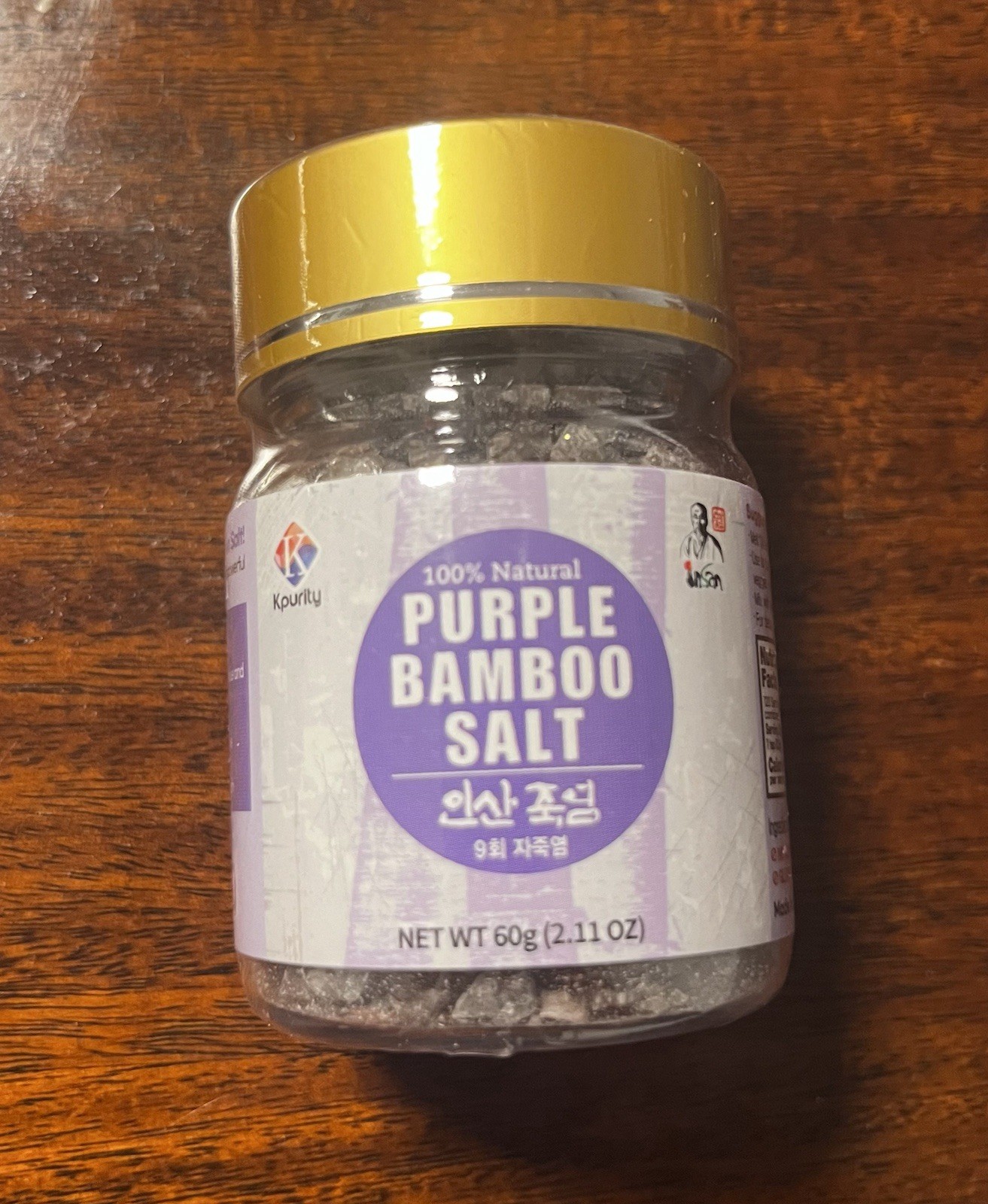 Korean Traditional Bamboo Salt Ultimate purple 9X(9Times Roasted)-Granule 60g