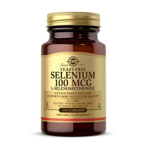 Yeast-Free Selenium 100 mcg 100 Tabs By Solgar