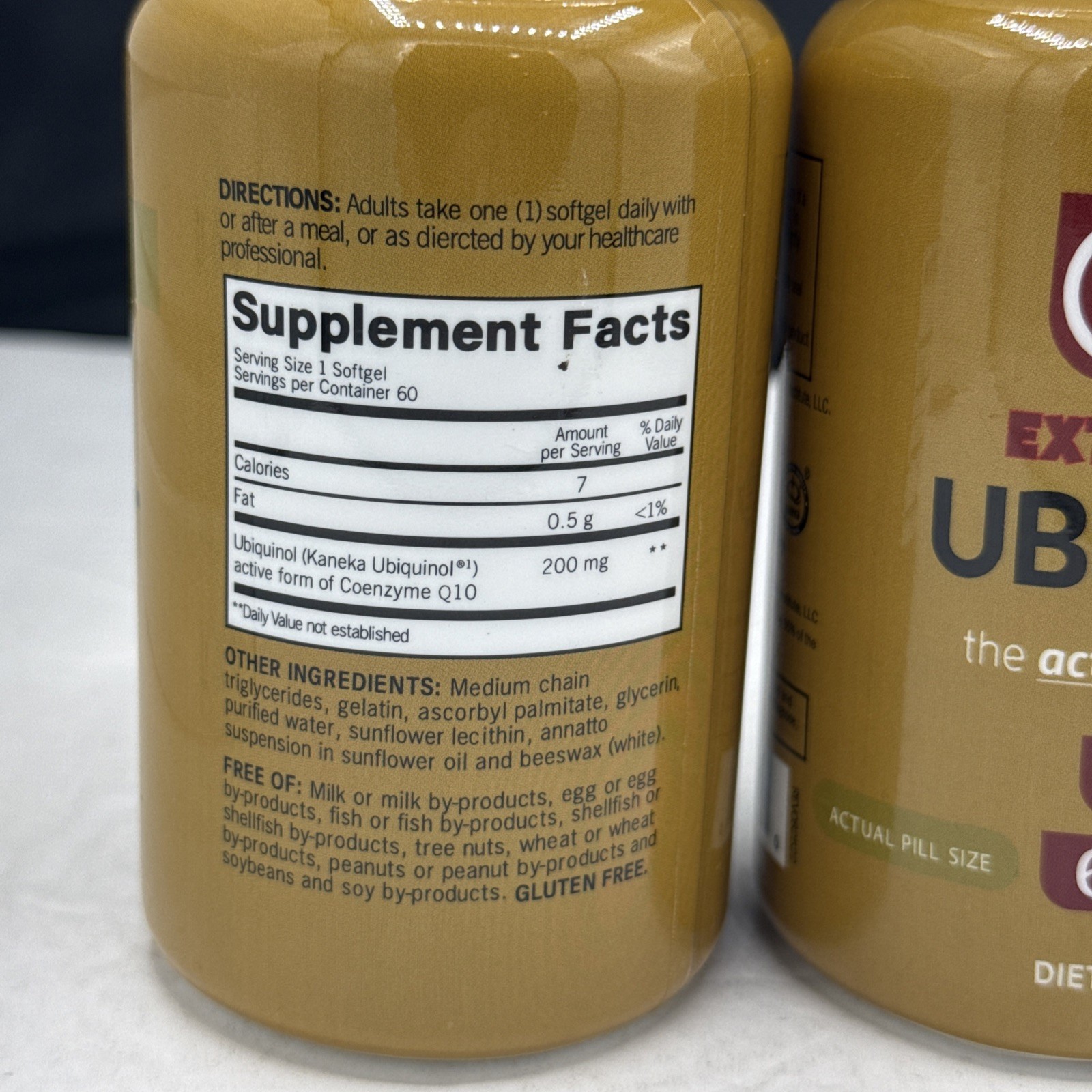 2 Ubiquinol, Qunol Extra Strength 200 mg. (60 Softgels X 2) EXP 08/2026 (b)