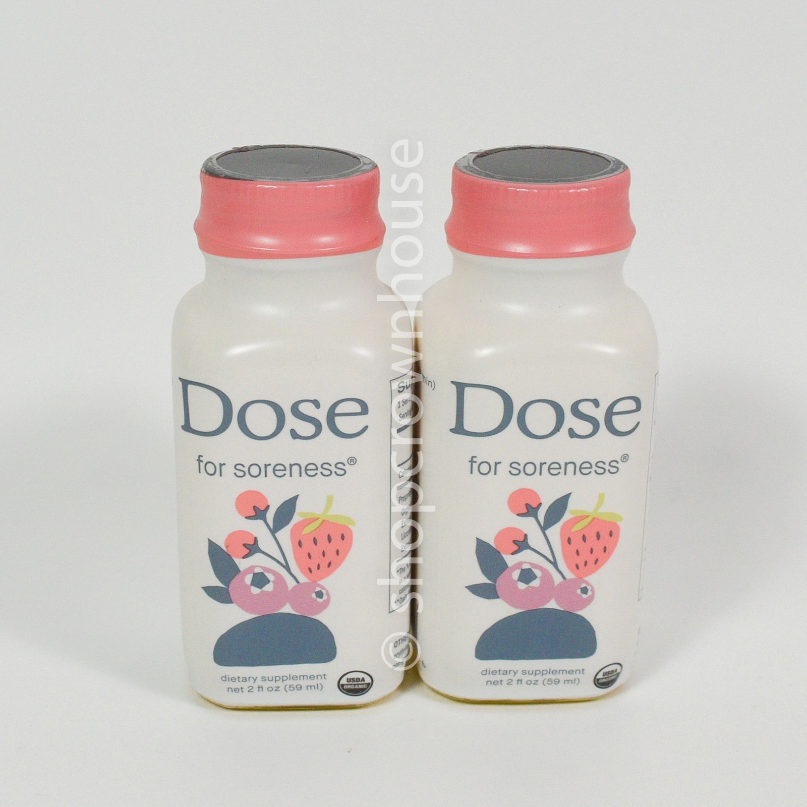 2 DOSE for SORENESS Single Shot USDA Organic Turmeric Ashwagandha 01/07/2027