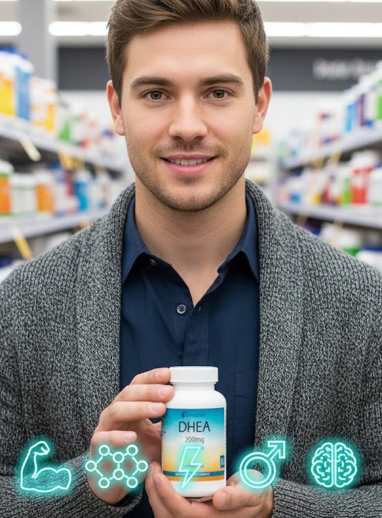 DHEA 200mg Caps – Premium Quality by Paklabs – Free & Fast Ship
