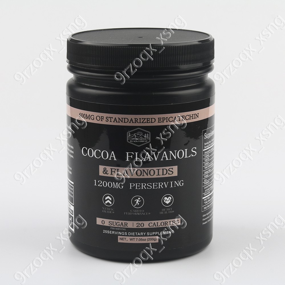 Black Forest High Flavanol Cocoa Powder Flavonoids Supplement 1200 dosage US Sto