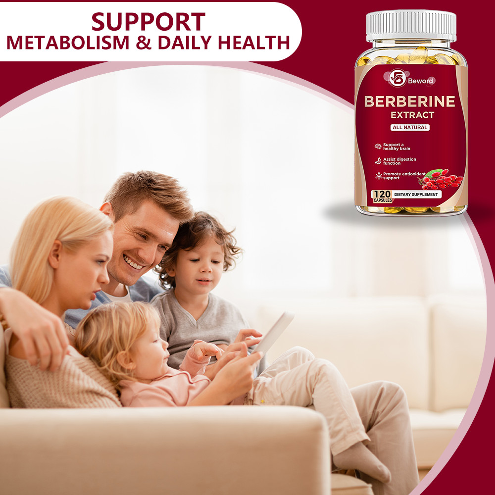 Berberine HCL 1200mg Ceylon Cinnamon Antioxidant Supplement 120 Capsules