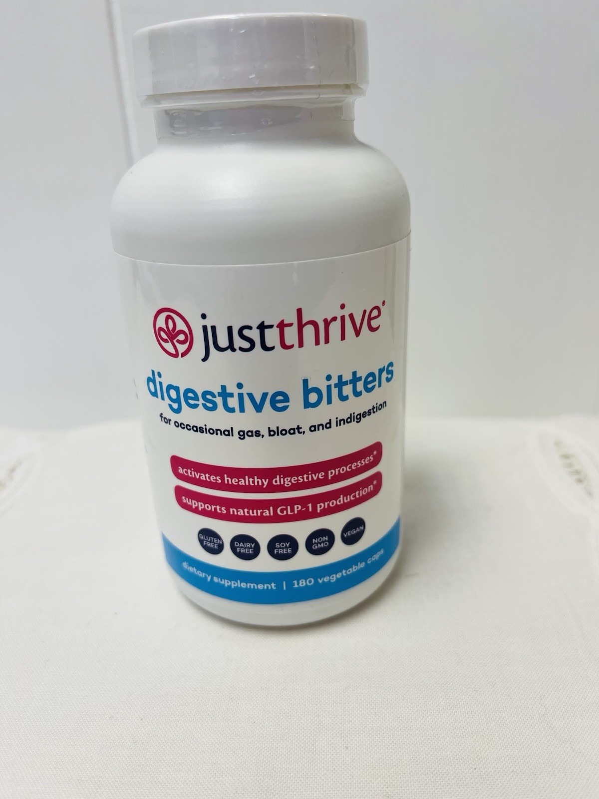 Just Thrive Digestive Bitters Supplement Digestion Gas Bloat Help 180 Veg Caps
