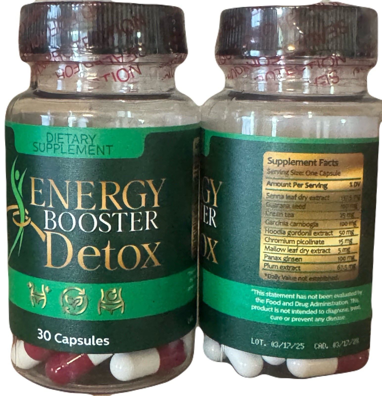 1 bottle Energy Booster detox Fit Detox