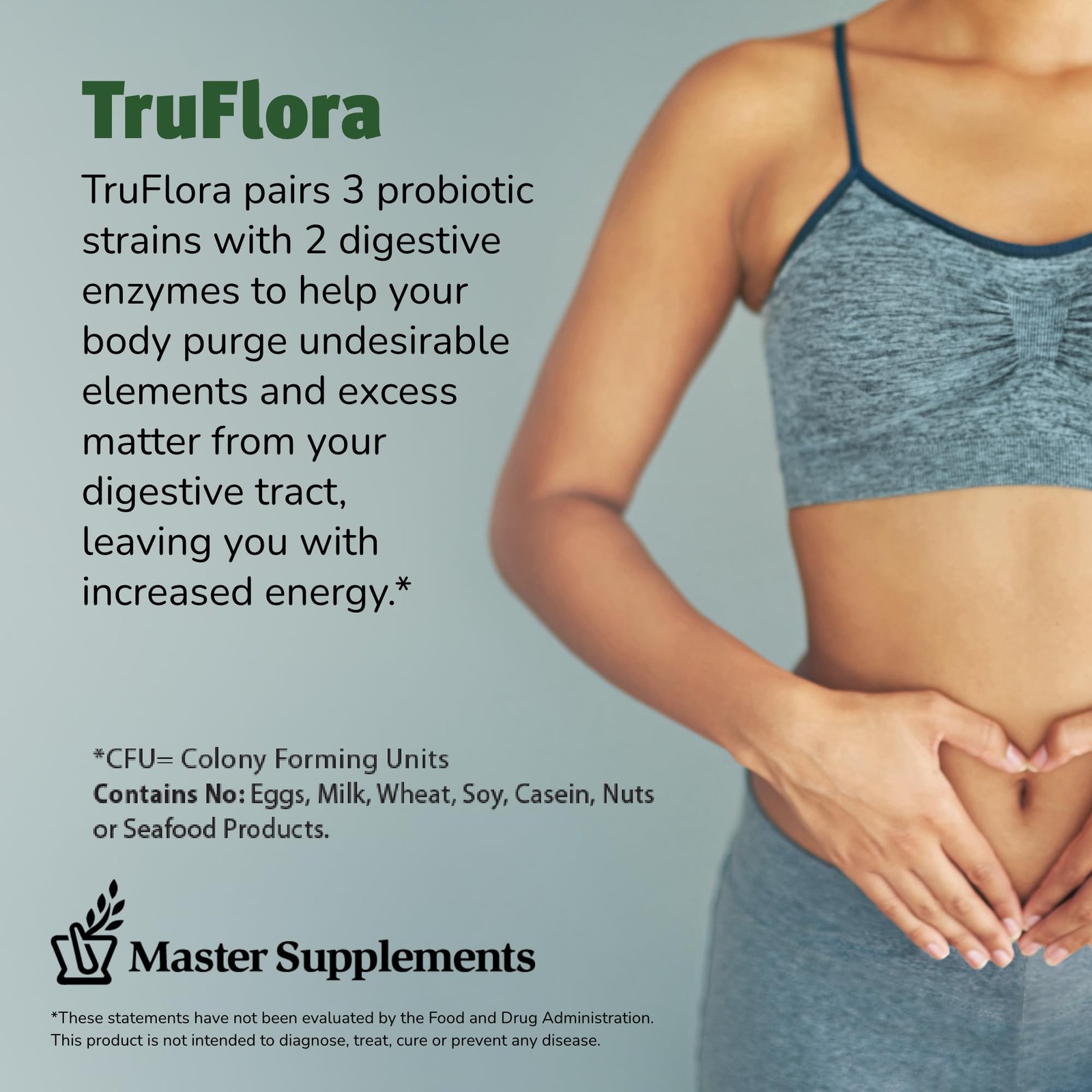 Master Supplements Truflora, 15 Billion CFU, 3 32 Count (Pack of 1)