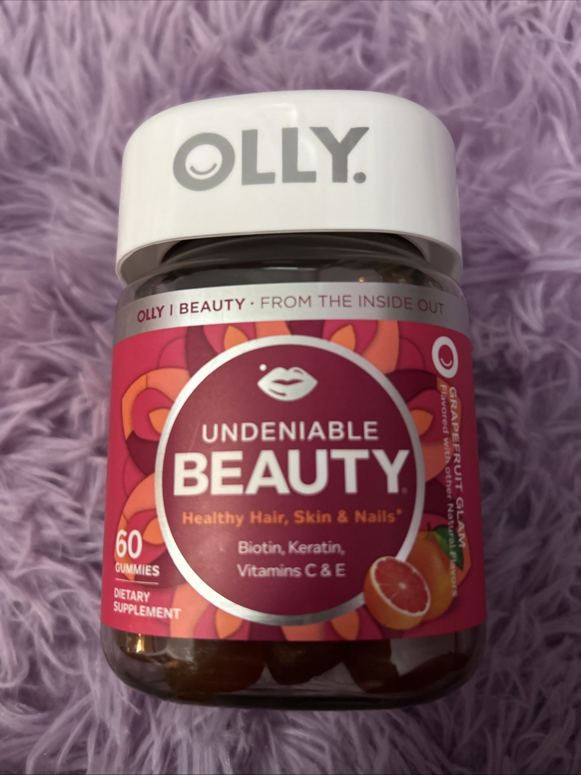 Olly Undeniable Beauty Vitamins, 60 Count Hair Skin Nails Biotin 06/2026