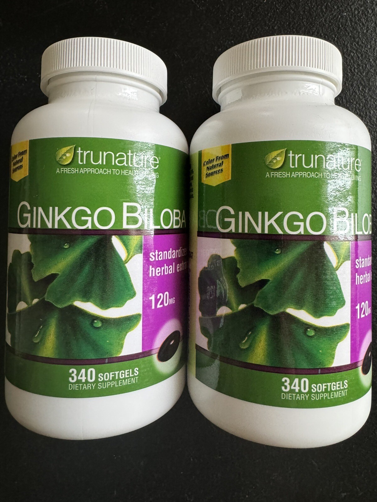 ✳️ TruNature Ginkgo Biloba 340 Softgels EXP 09/2026 ✳️