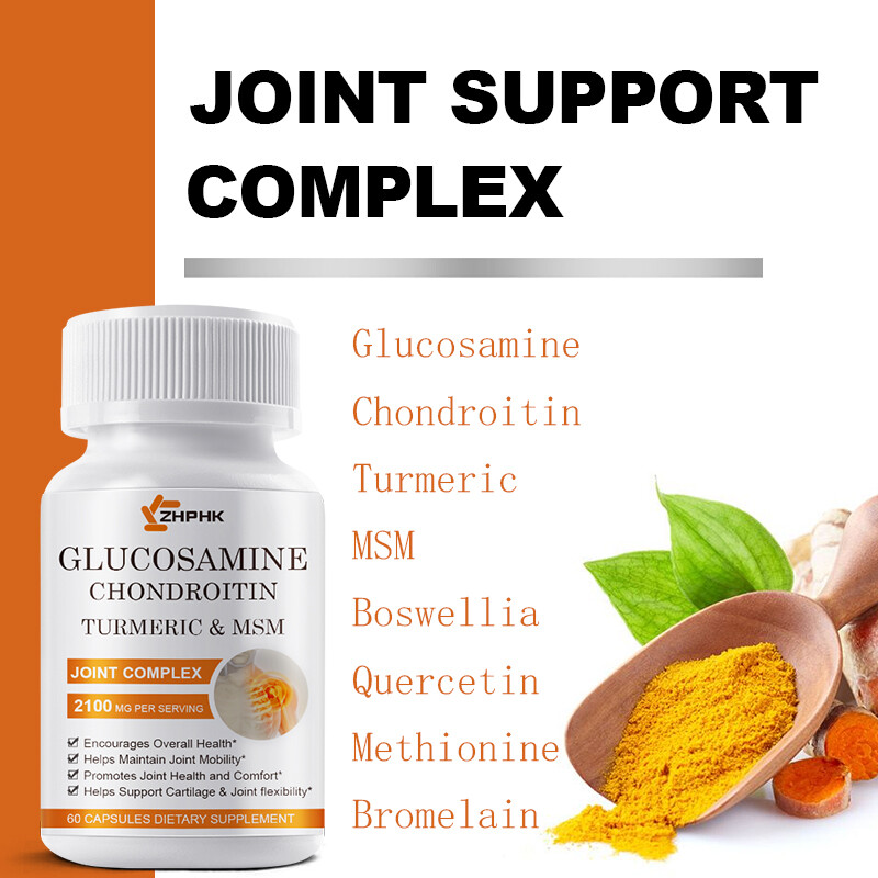 Glucosamine Chondroitin With Turmeric & MSM Triple Strength Joint Support 2100mg