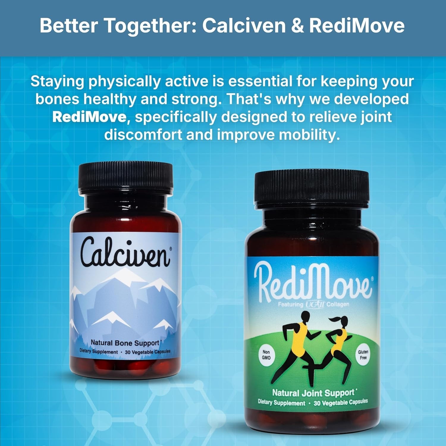 C’alciven botanical Bone Support Supplement –Bone Density, Non-GMO, Gluten-Free