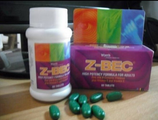 6 Bottles Z-BEC Multivitamins High Potency Formula For Adults 6X60 Tablets