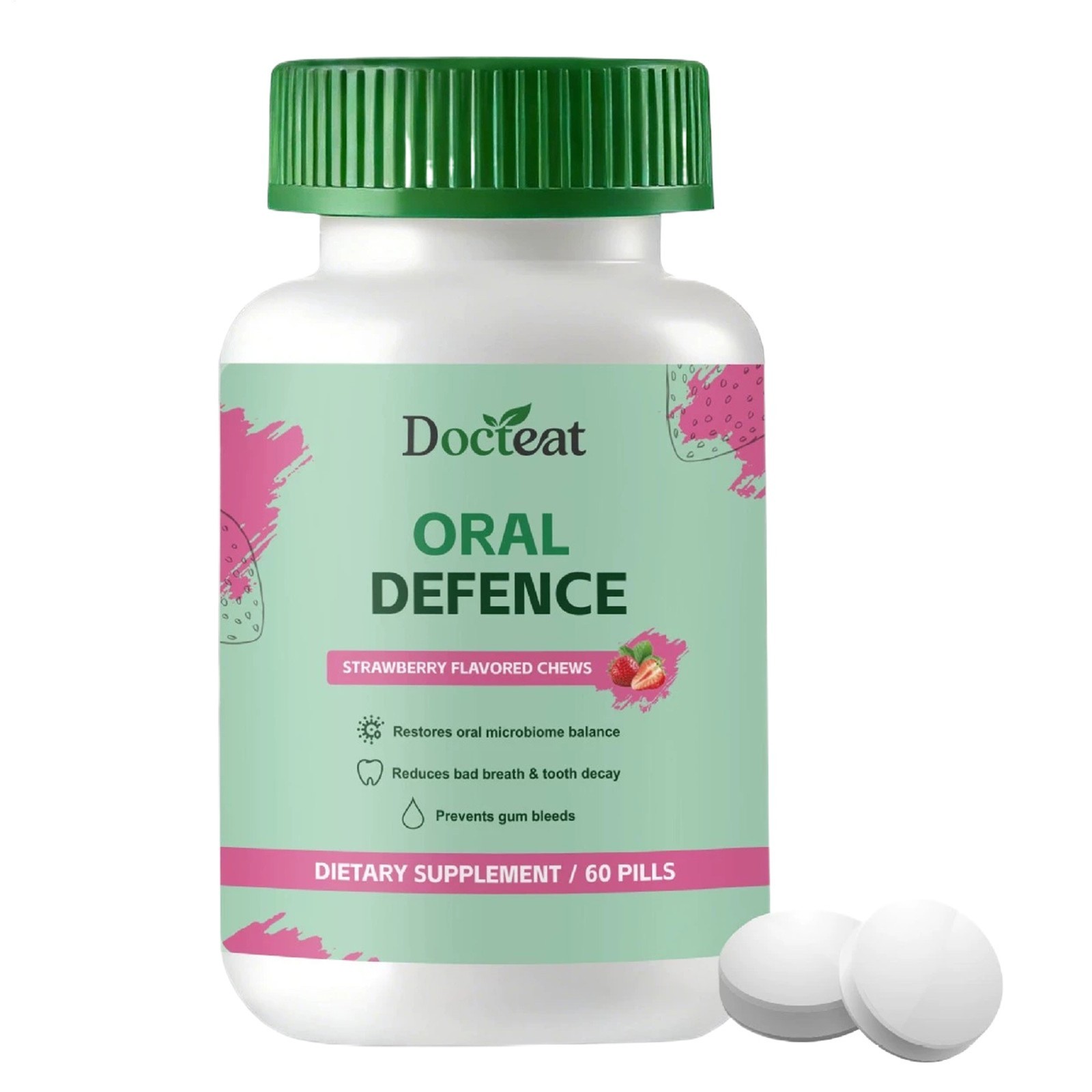 Oral Defence – Oral Probiotics Supplement for Fresh Breath, Teeth