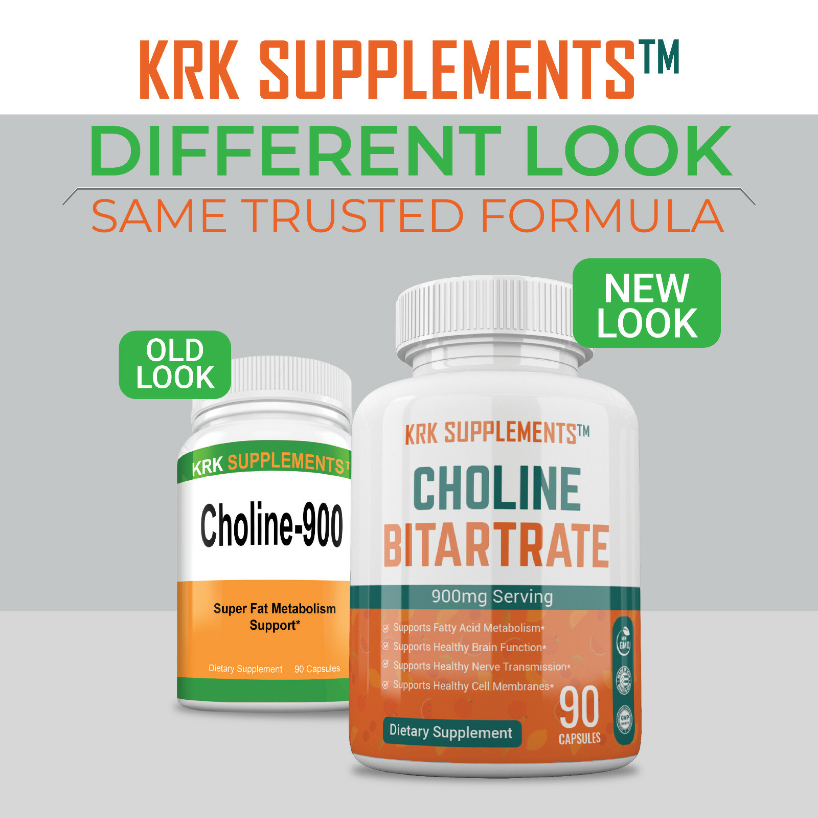 1 Bottle Choline Bitartrate 900mg Nootropic Fatty Liver Brain Memory Booster