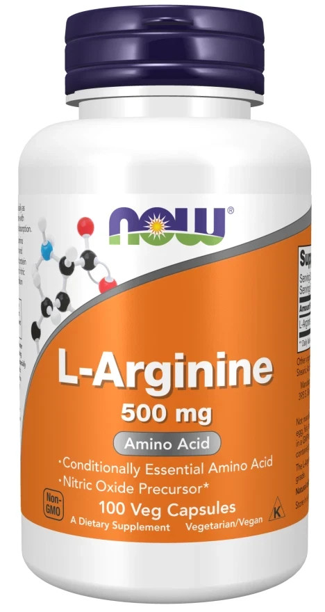 L-Arginine 500 mg 100 Caps Amino Acid