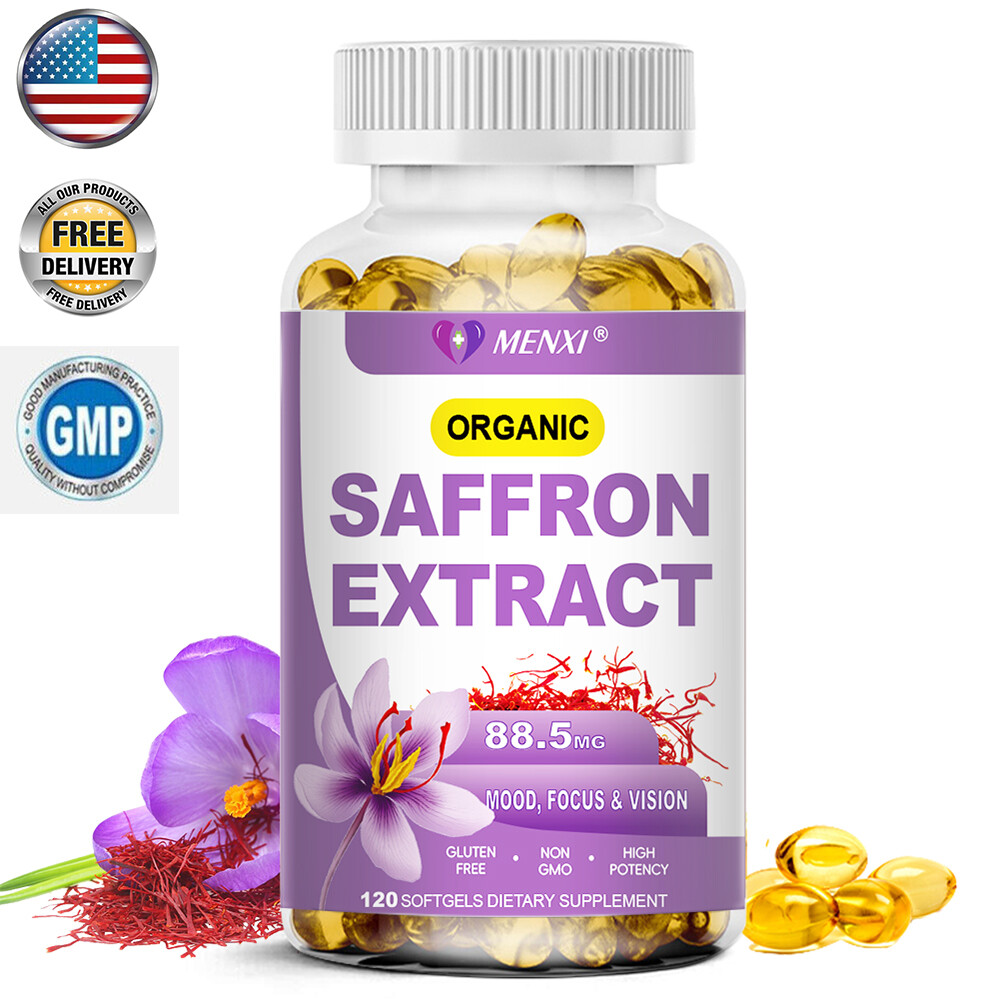 Saffron Extract 120 Capsules – Metabolism Booster & Natural Appetite Suppressant