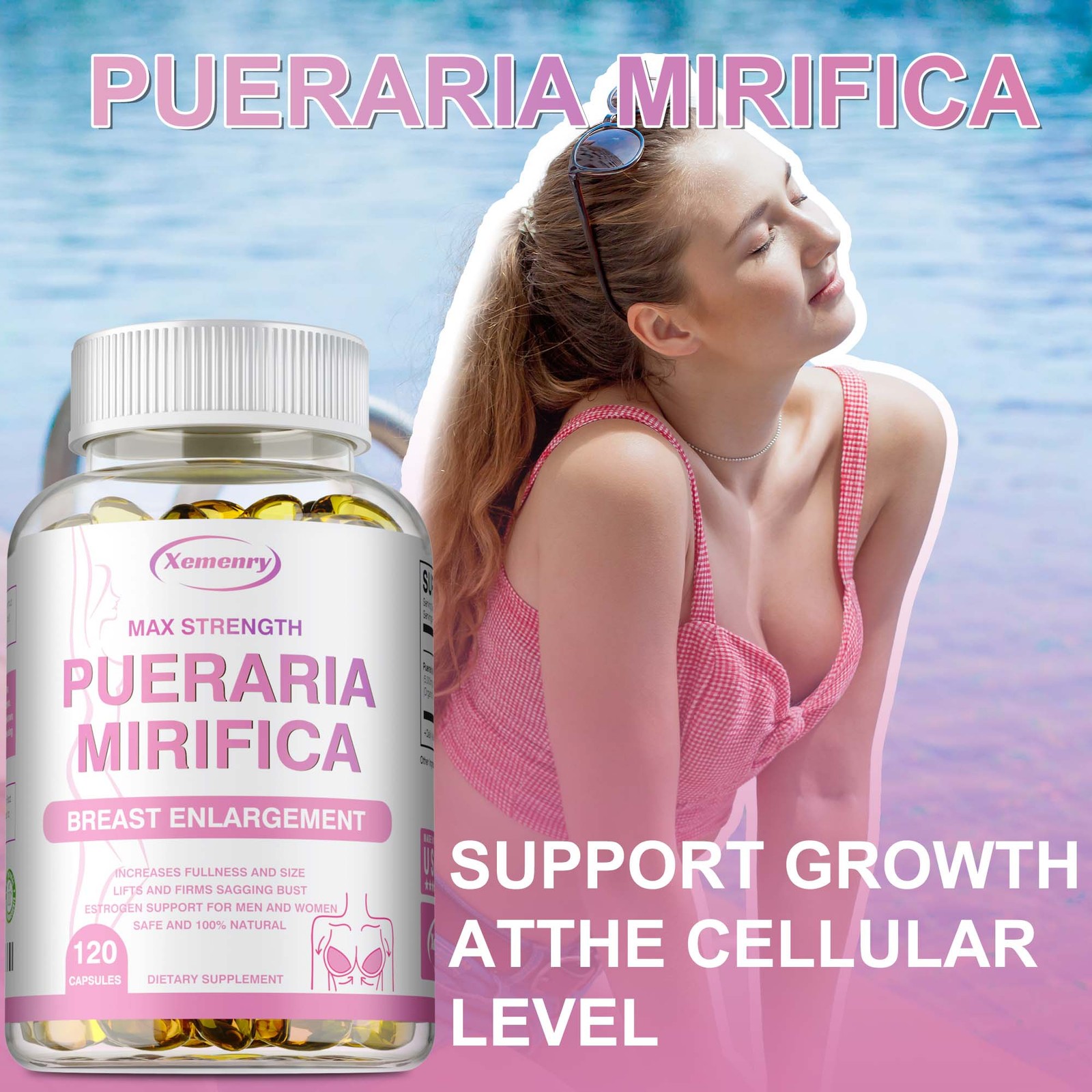 Pueraria Mirifica – Increases Breast Fullness ,Size,Lifts and Firms The Breasts