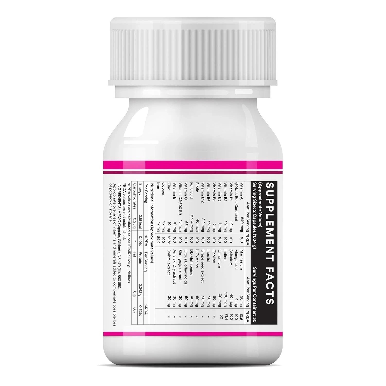 INLIFE Advanced Hair Skin & Nails with Biotin, Multivitamin Minerals 60 cap U445