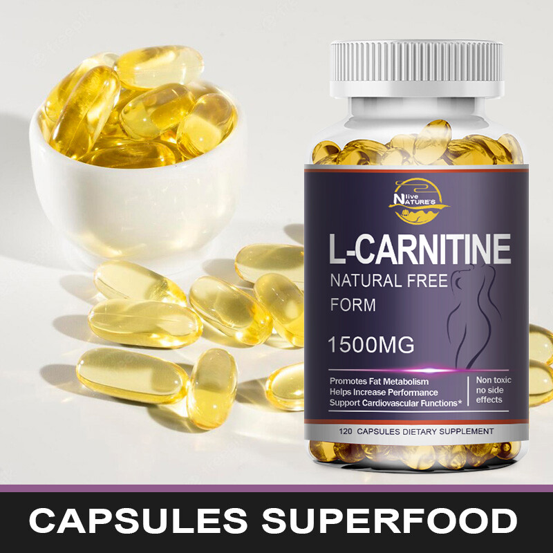 Acetyl L-Carnitine 1500mg, 120 Capsules (1-3 Pack)- Non-GMO and Gluten Free