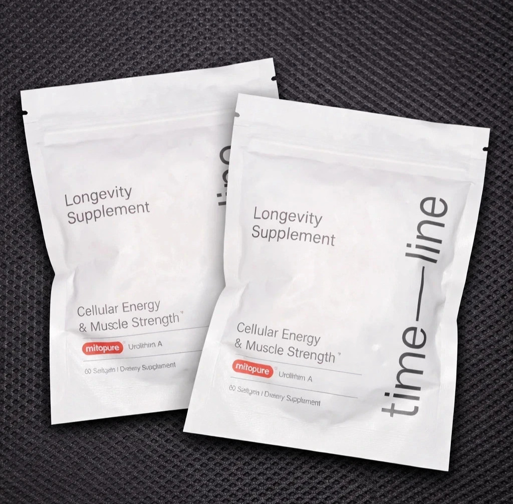 Time-Line Longevity Supplement Mitopure Urolithin A 60 Softgaels -2 Pack