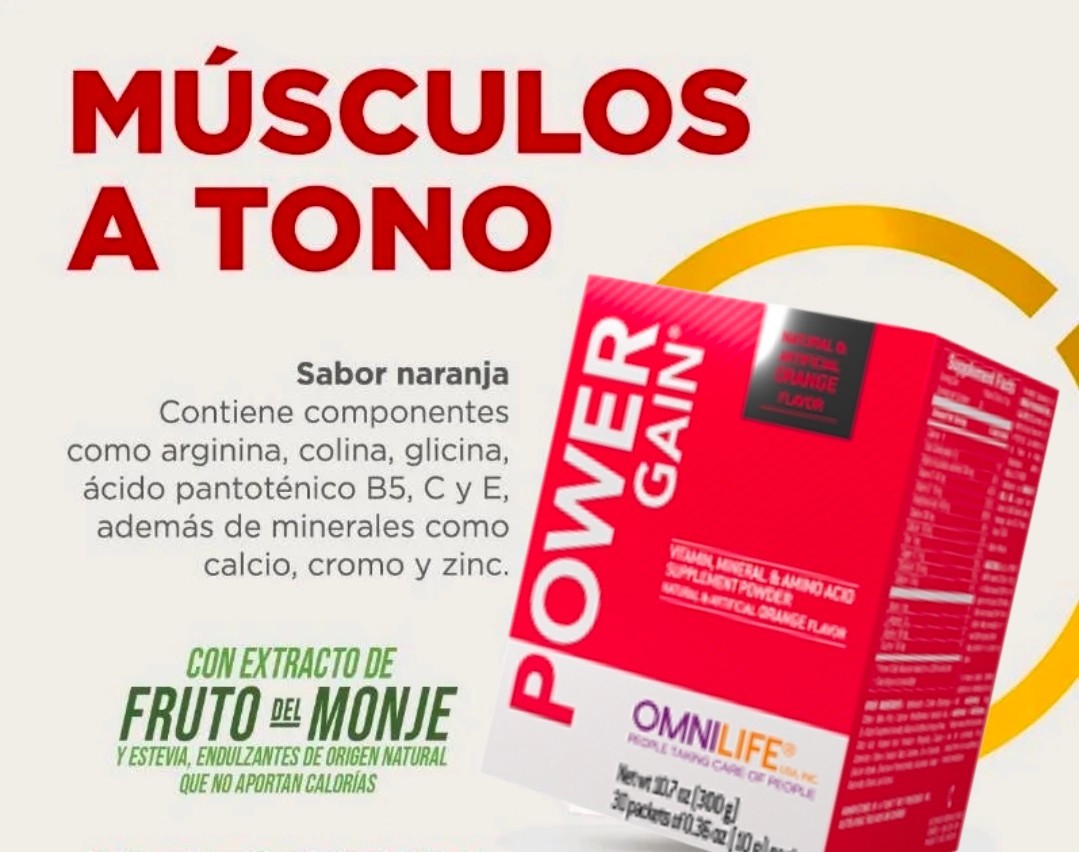 Power Gain + Hom Plus Combo Original Omnilife ( 2 Box )