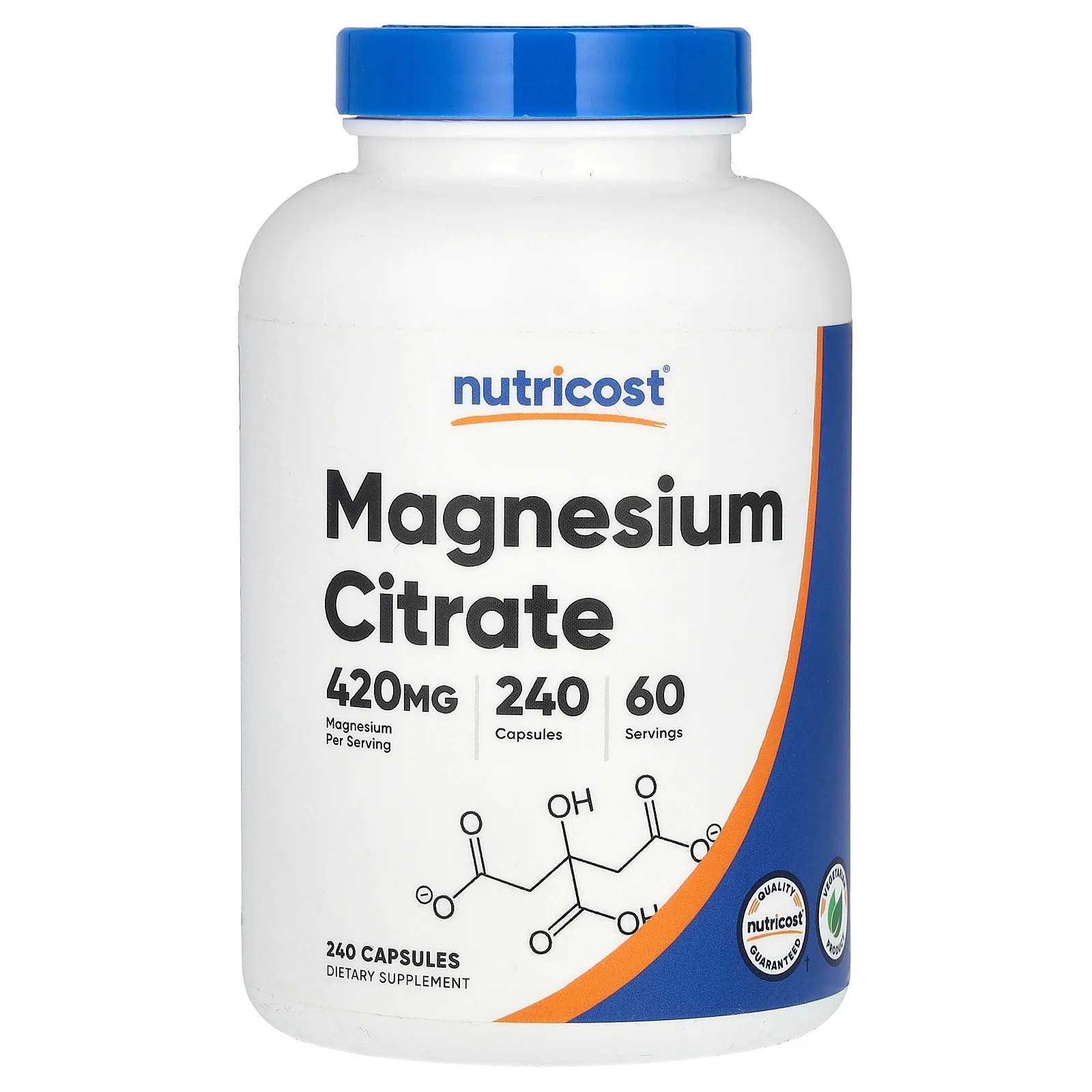2 X Nutricost, Magnesium Citrate, 240 Capsules (105 mg per Capsule)