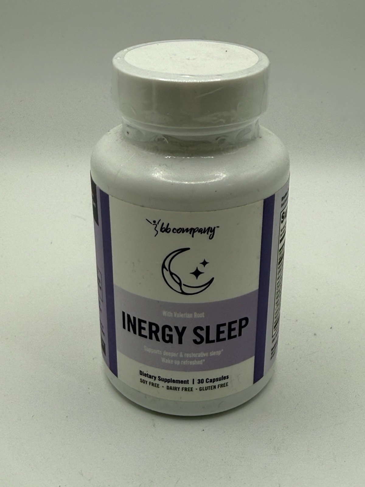 bb company inergy sleep with valerian root 30 caps