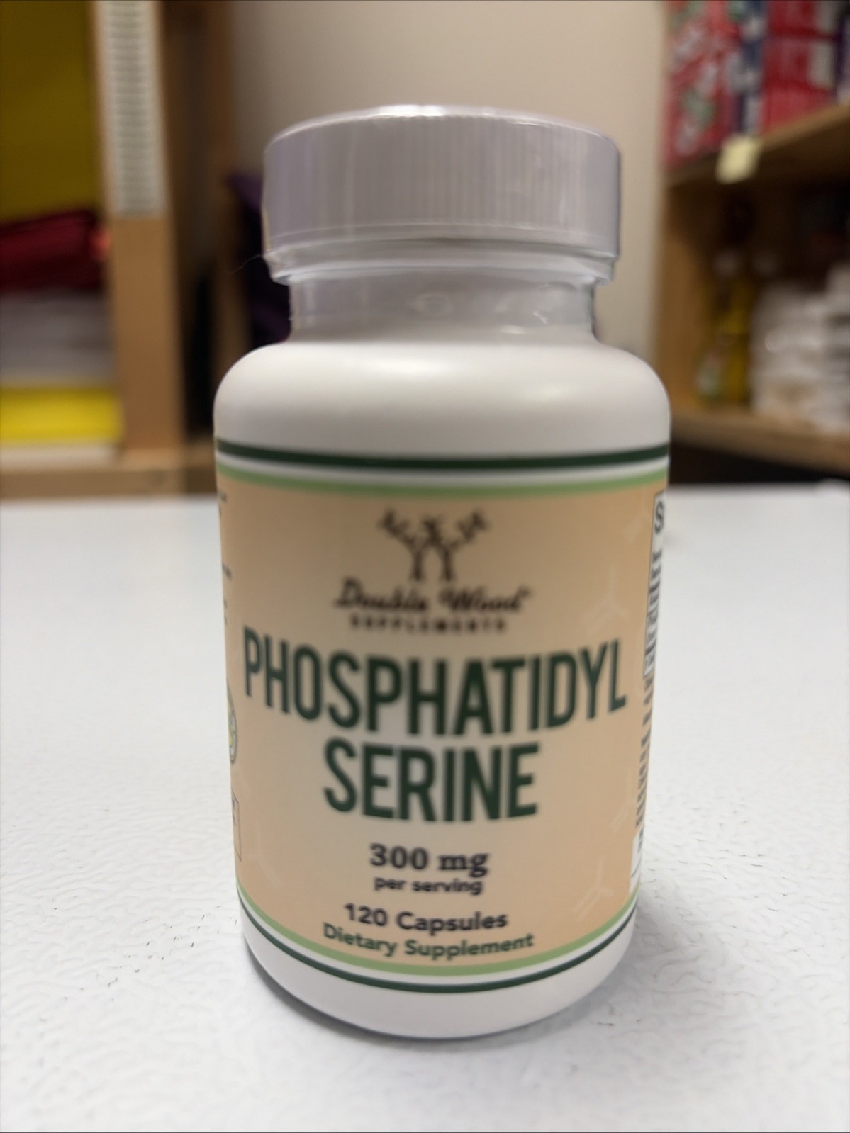 PhosphatidylSerine Supplement 300mg Per Serving, Manufactured in The USA, 120 Ca