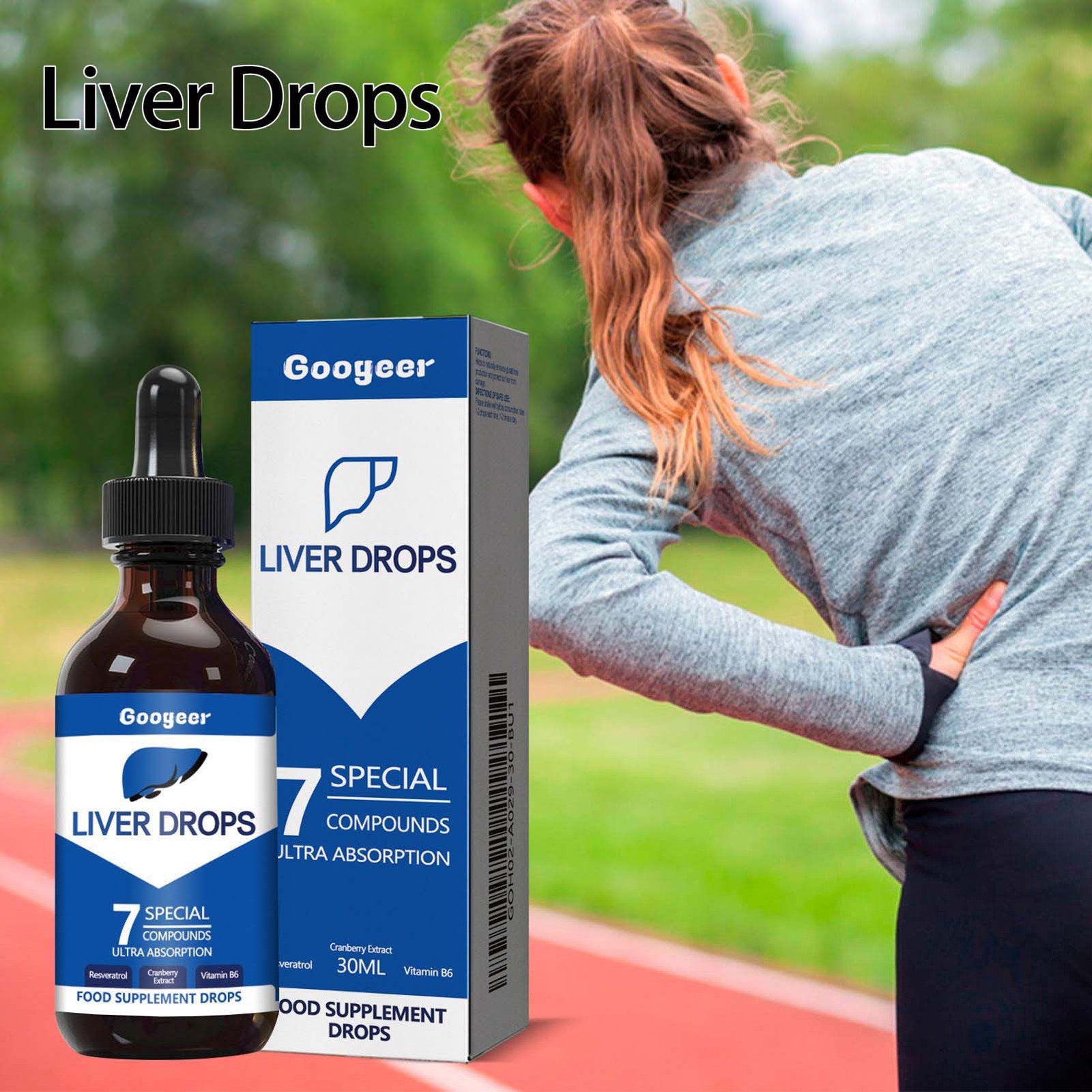 30ml Liver Drops Liver Liquid Drops Special 7 Compounds Ultra Absorption