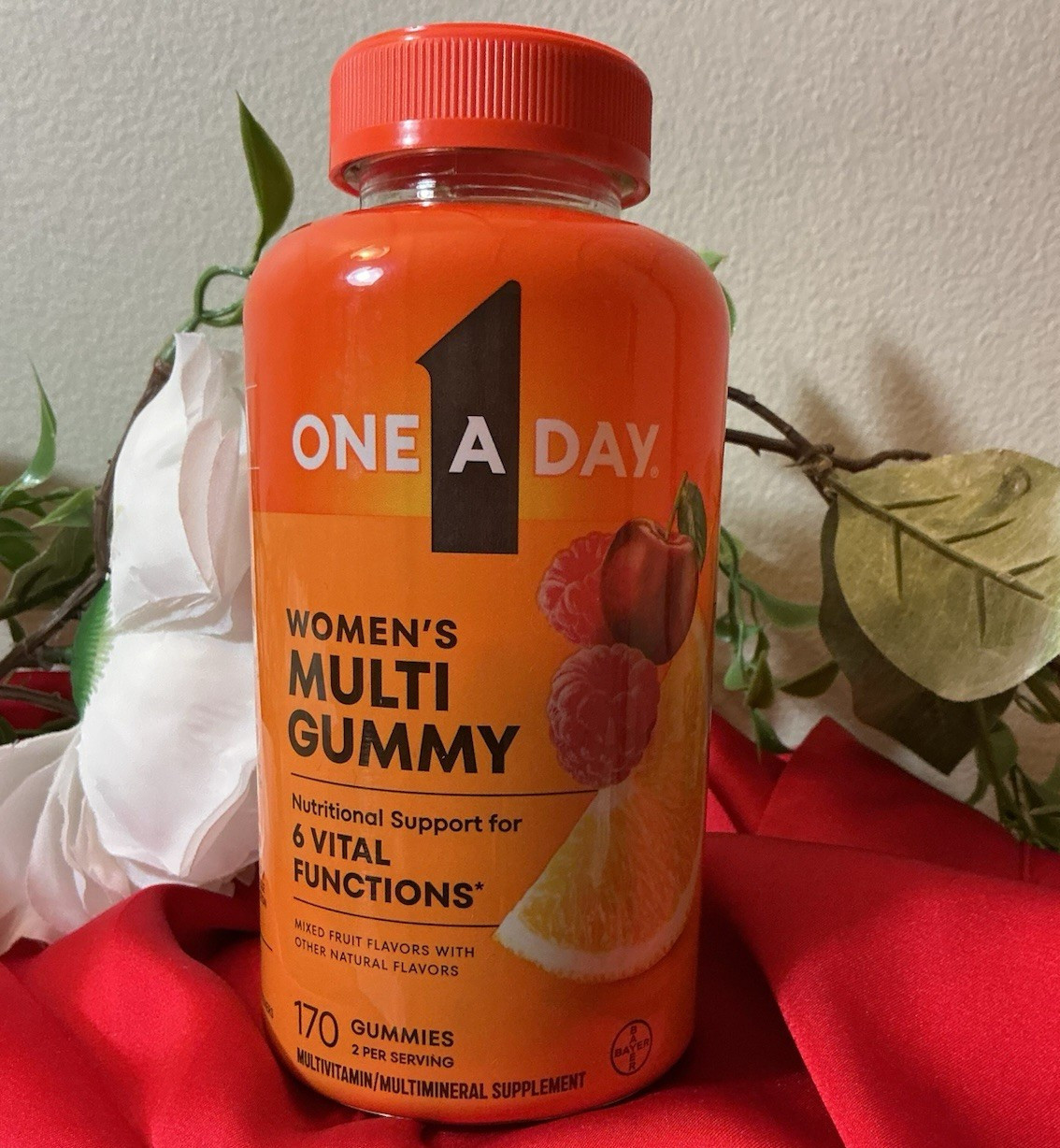 One A Day Women’s Multi Gummy Multivitamin 170 Gummies Mixed Fruit
