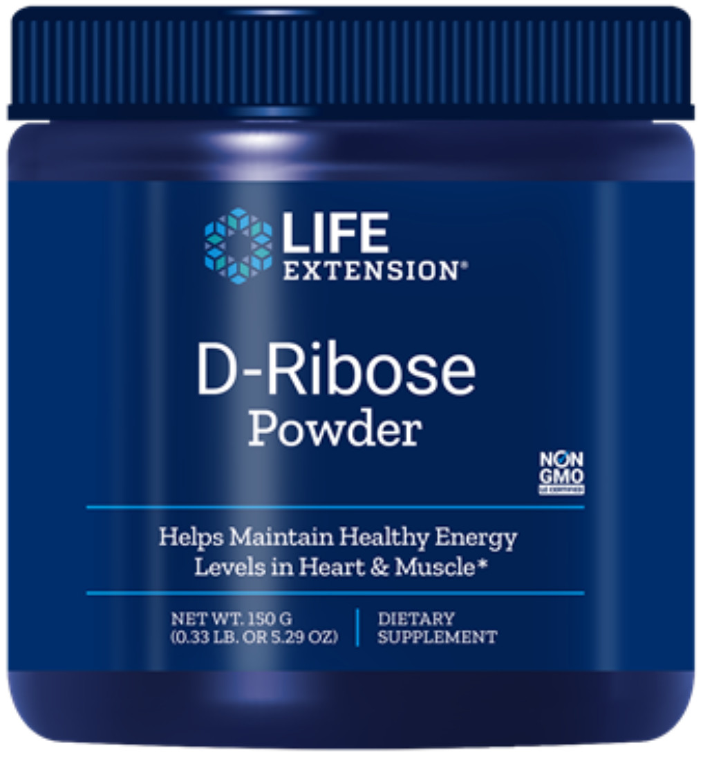 THREE PACK MEGA SALE Life Extension D-Ribose Powder 150g TAKE OFF $15