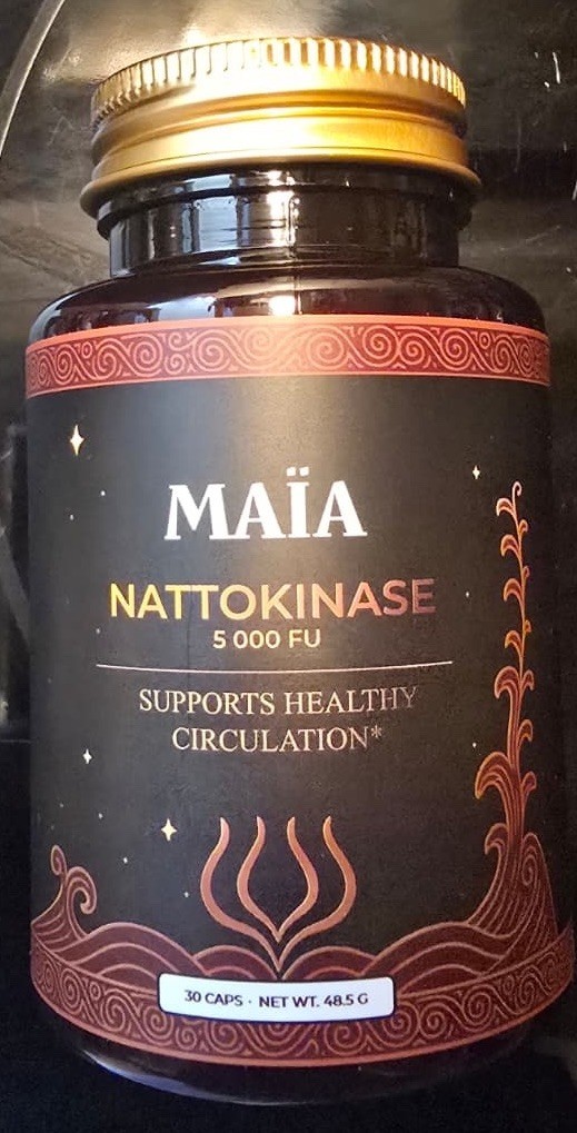 Maia Nattokinase 5000 FU 30 Capsules Supports Healthy Circulation High Potency