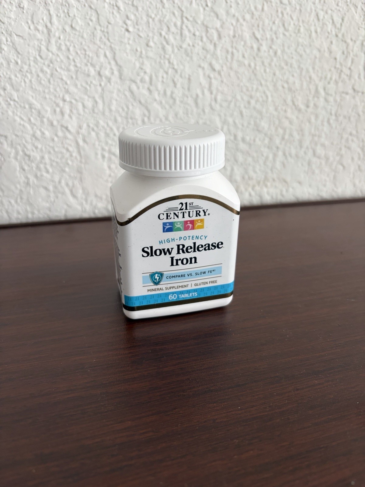 21st Century Slow Release Iron Tablets, 60 Count