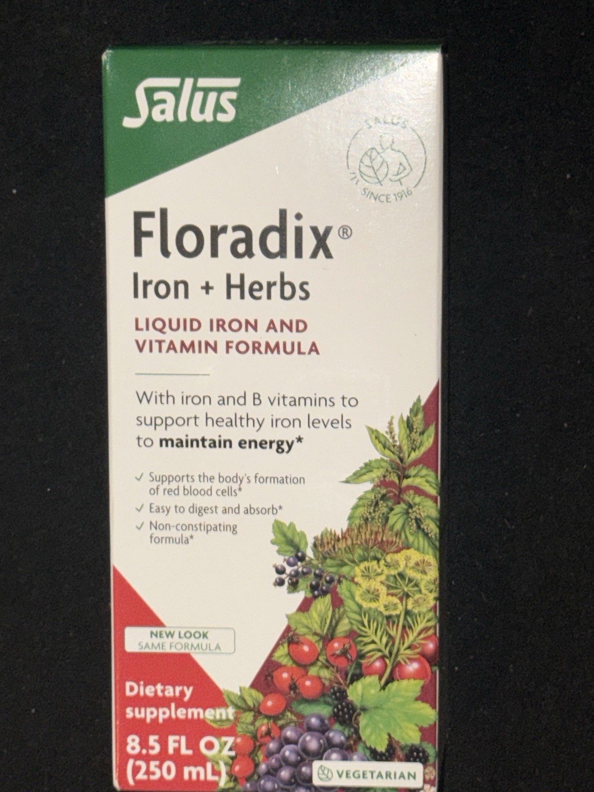Salus Floradix Liquid & Vitamin Plus Herbs 8.5 Oz Exp 05/2027