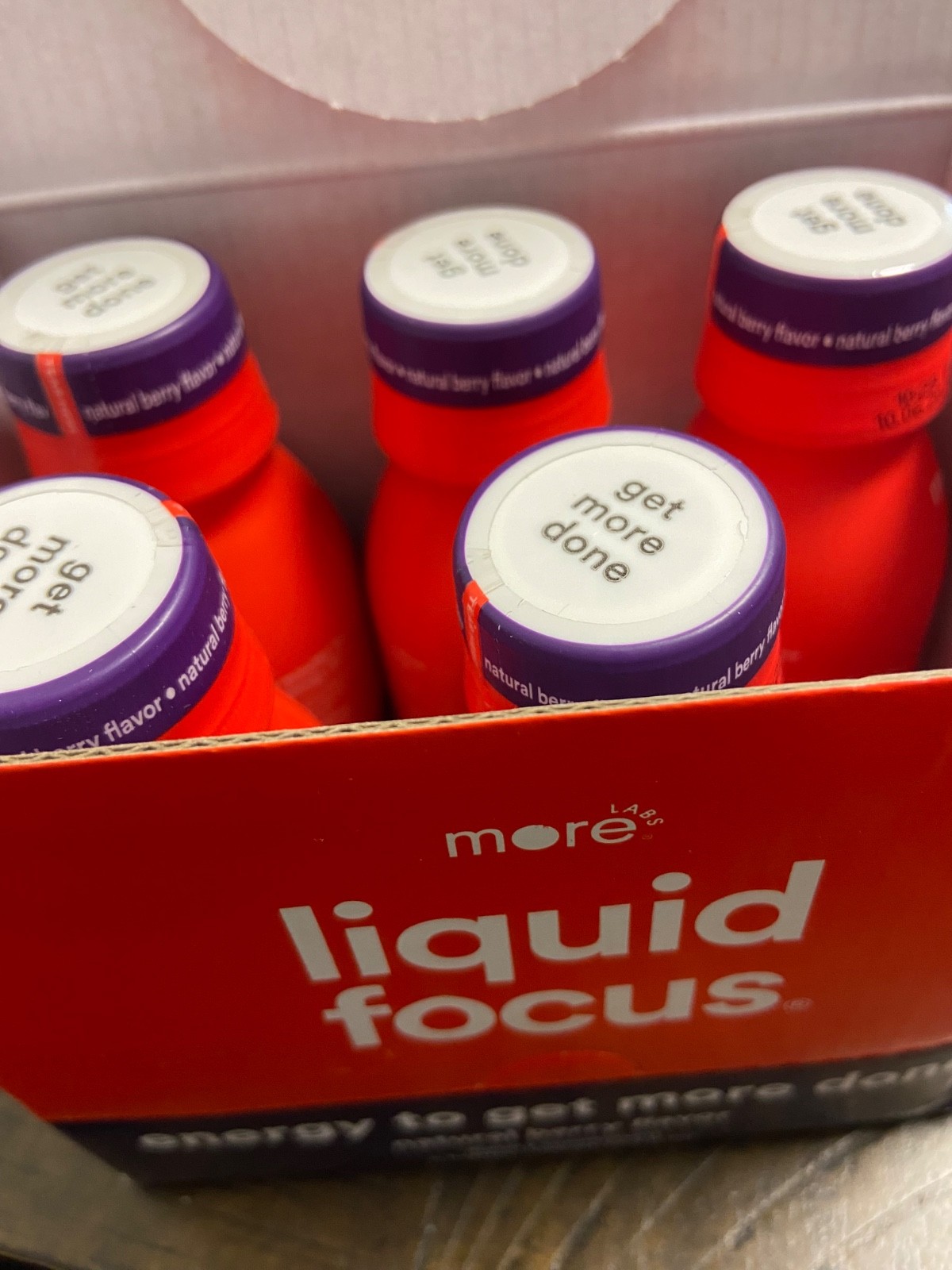 More Labs Liquid Focus Berry Flavored Supplement 3.4 Fl Oz (Pack of 5)