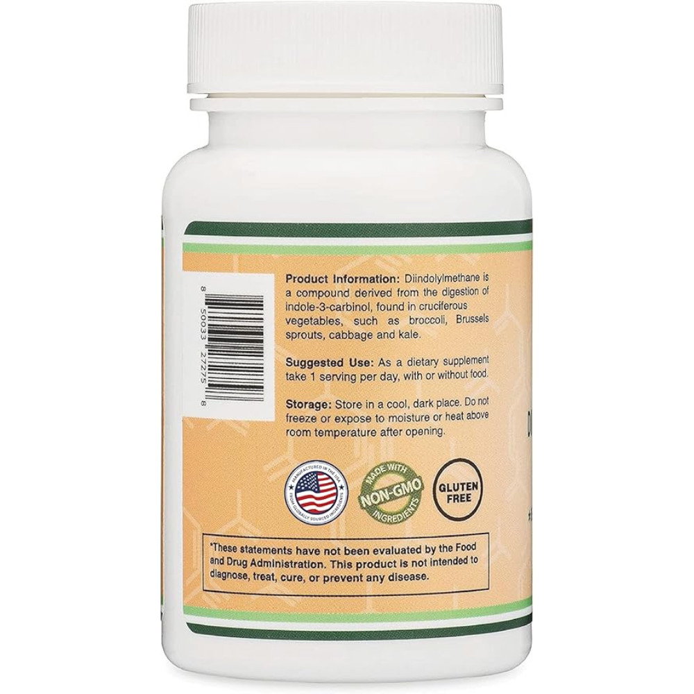 DIM Supplement for Women and Men, 400Mg per Capsule, 60 Capsules, by Double Wood