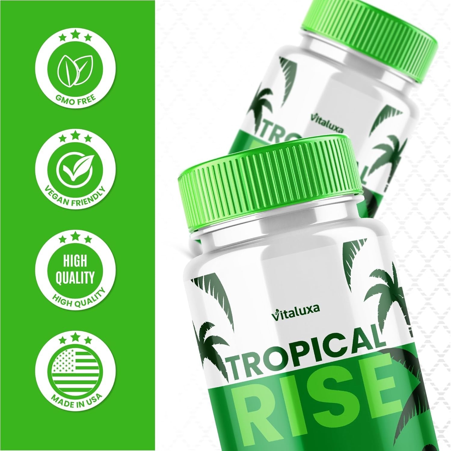 (3 Pack) Tropical Rise Pills Supports Male Vitality & Performance (180 Capsules)
