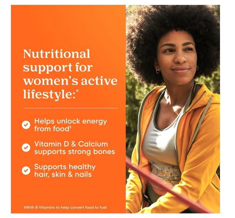 One A Day Multivitamin for Women with Biotin, & Skin Health Support, 100 Count