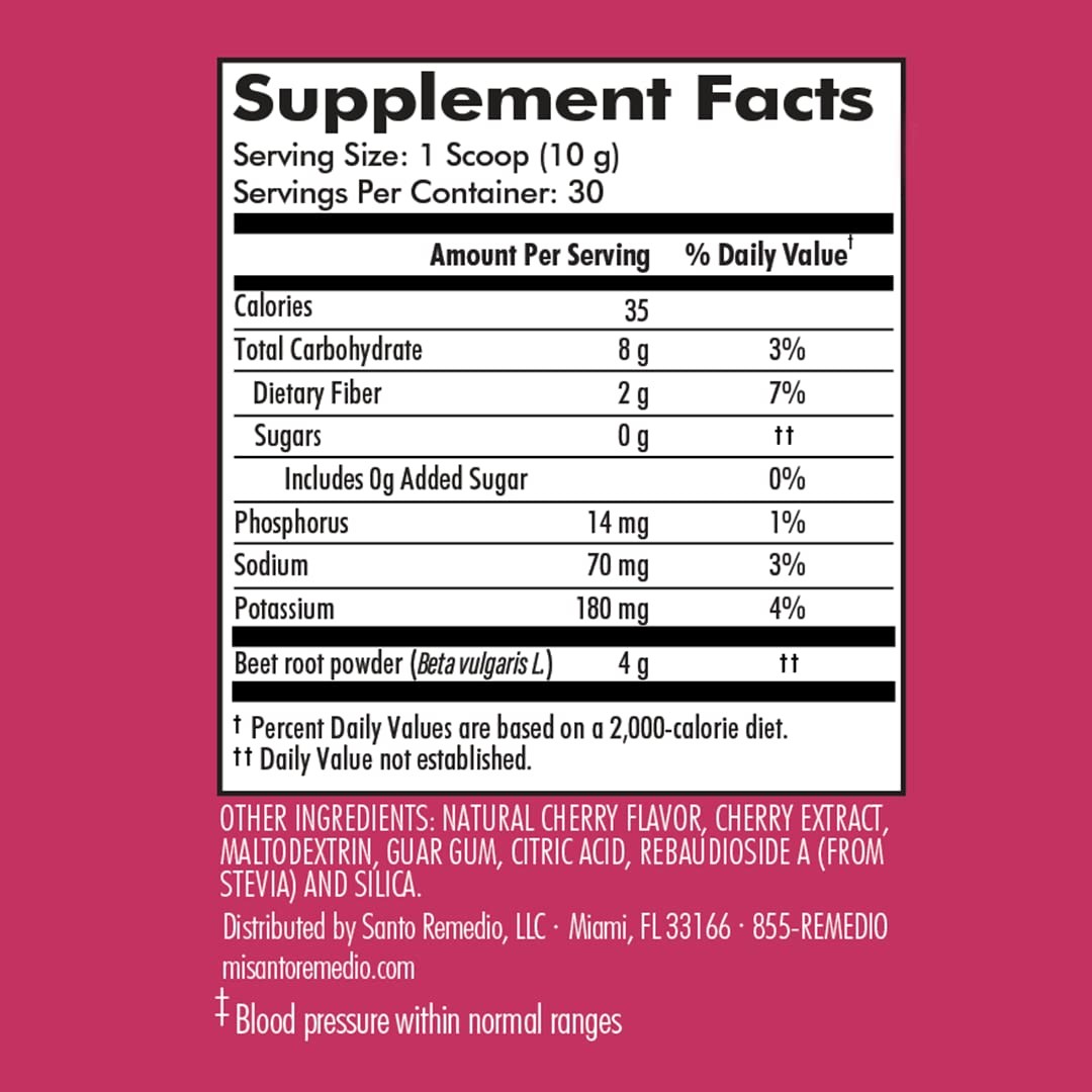 Circulacion Plus, Nutritional Supplement, Beets Extract, Superfood