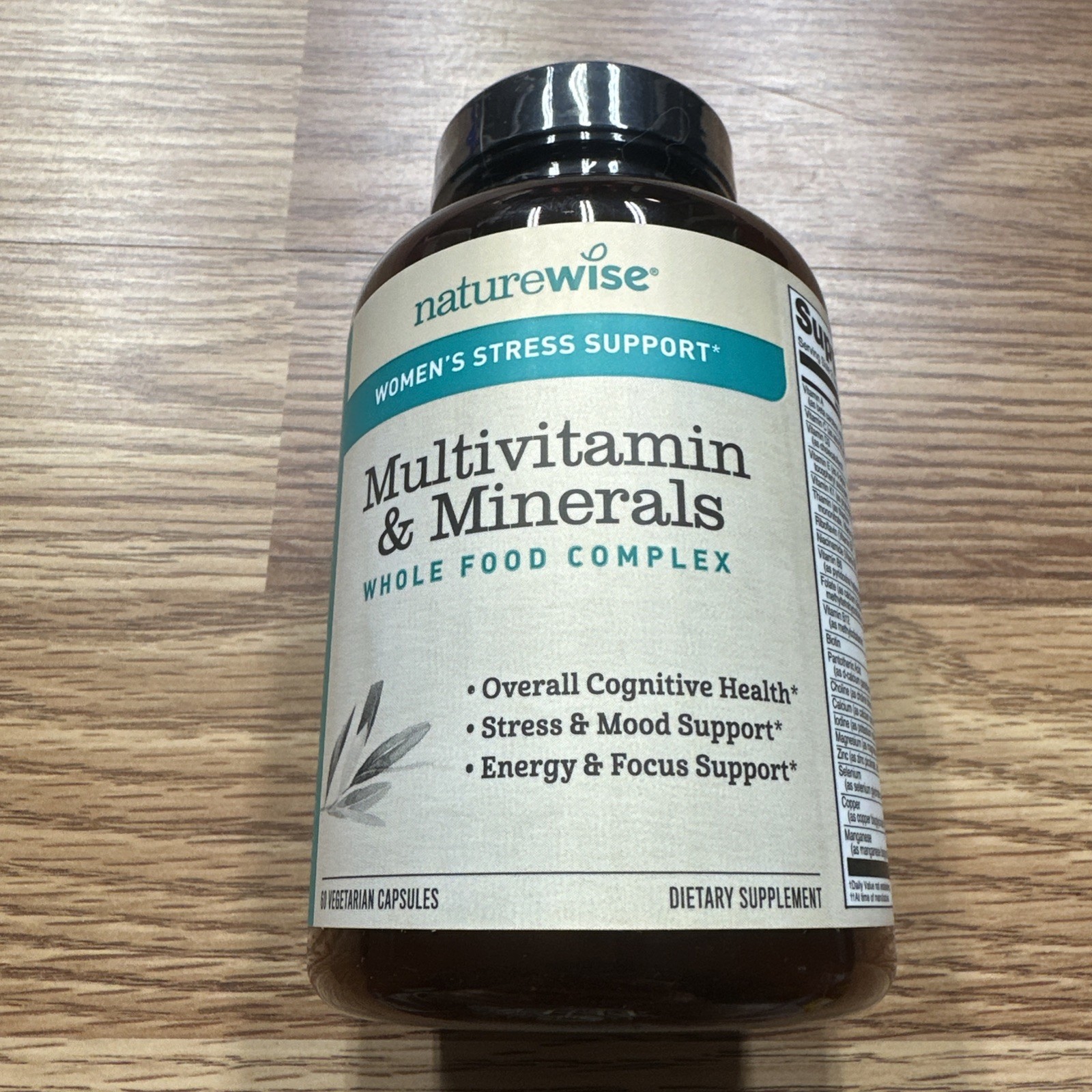 NatureWise Women’s Multivitamin + Stress Support – 60 Capsules Exp 11/27