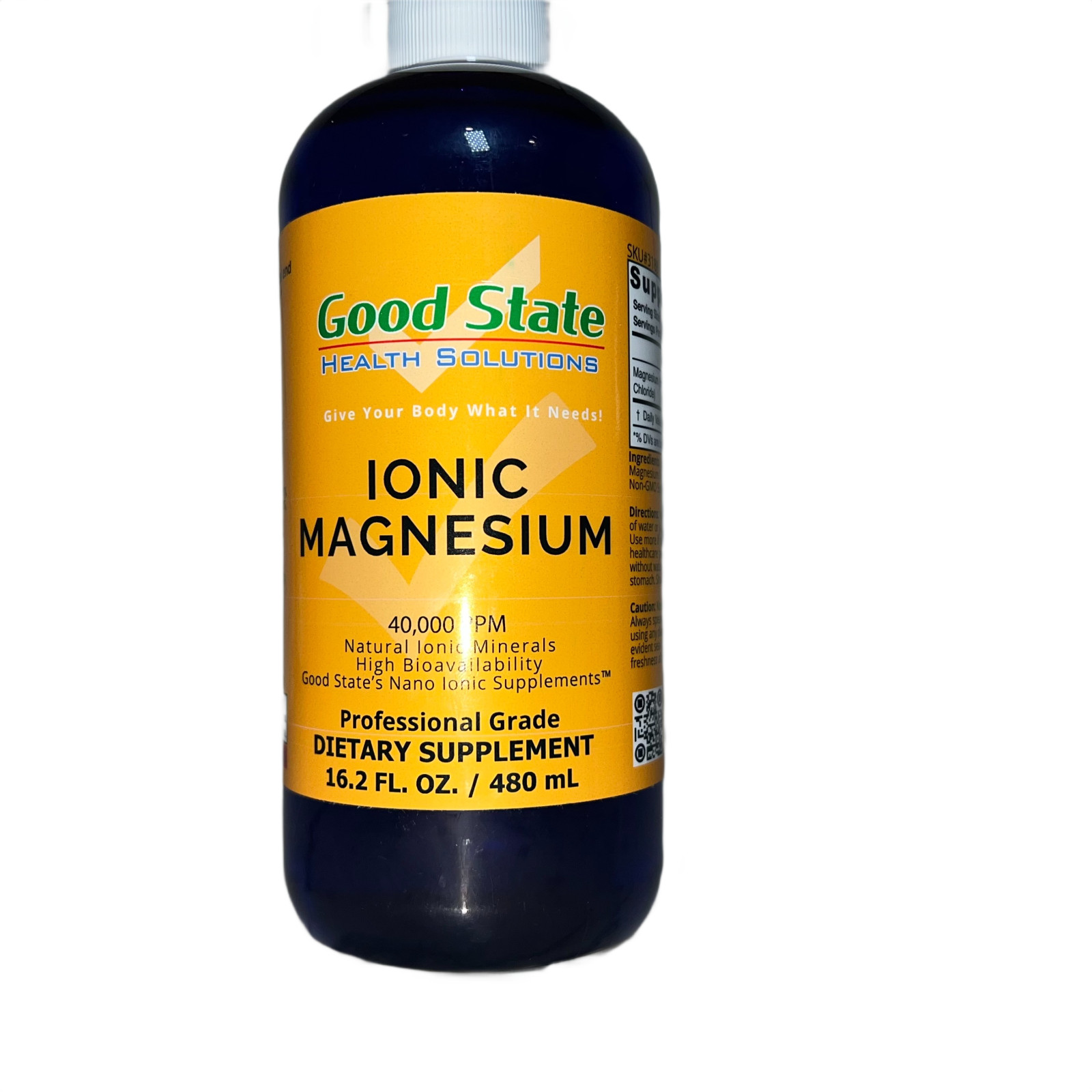 Good State Ionic Magnesium 16.2oz Nano Mineral Supplement Exp 11/2028 NEW